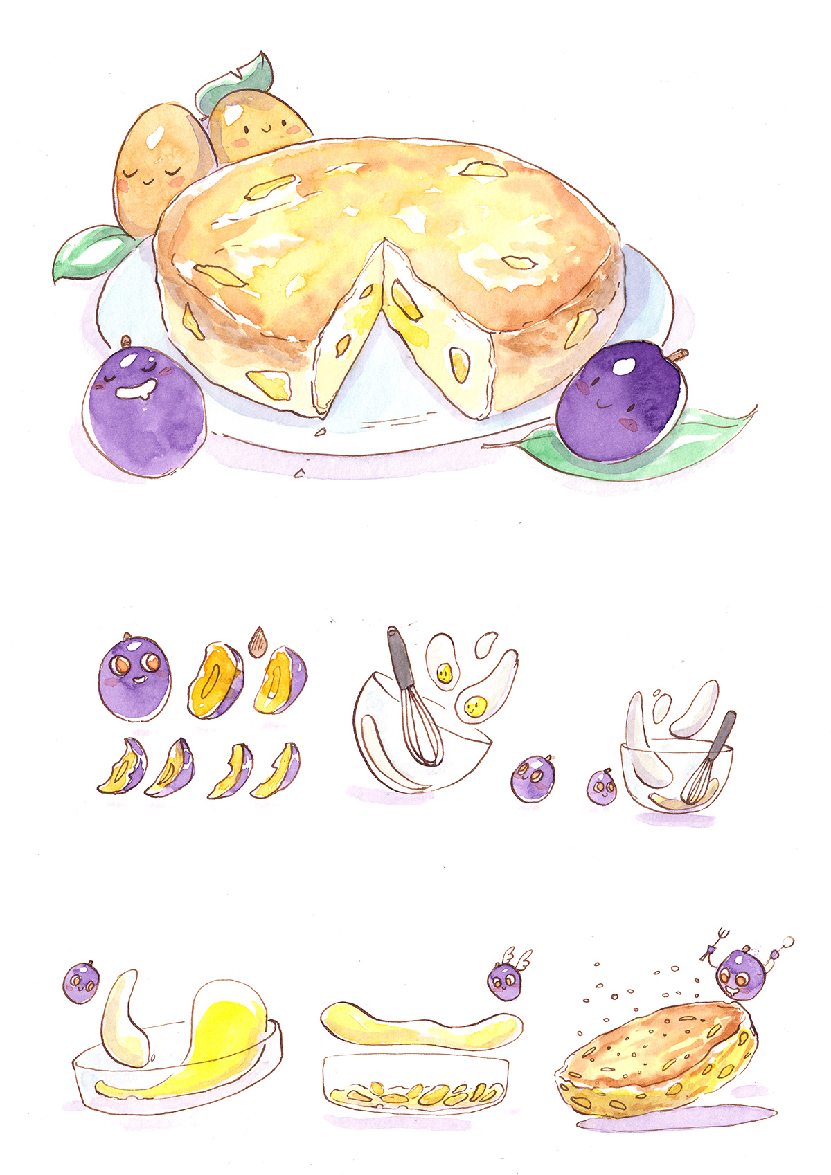 illustration cuisine original