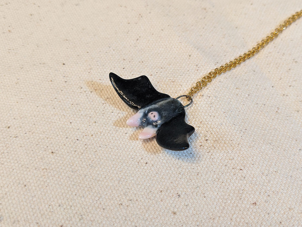 chauve souris pendentif
