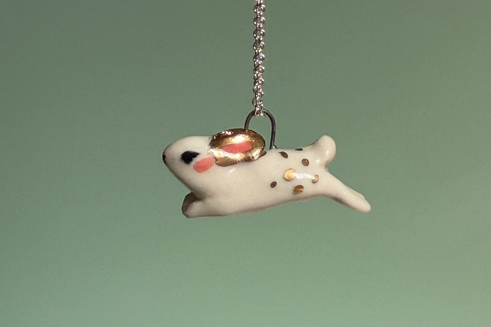 Pendant - White Bunny