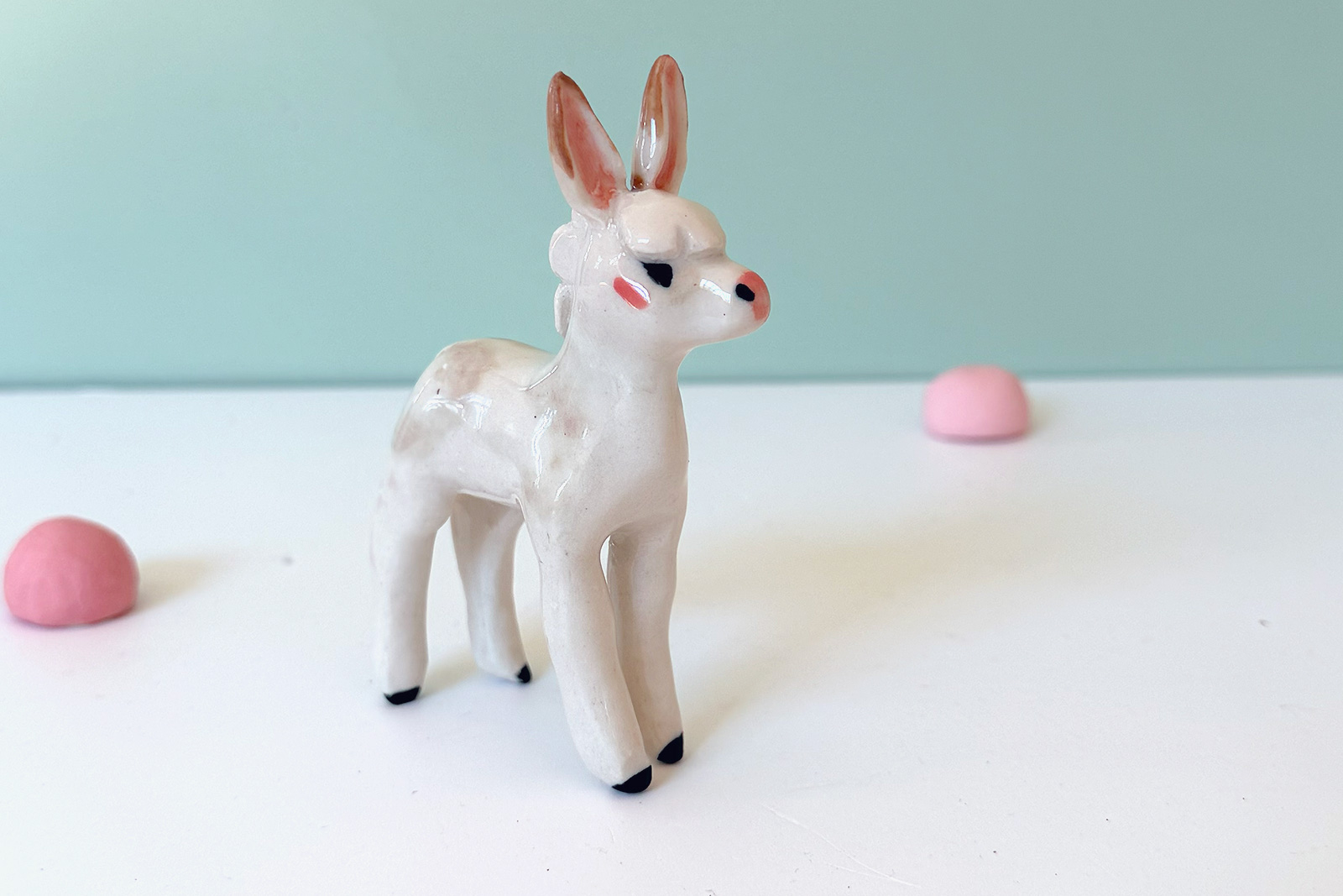 Porcelain Figurine - Donkey