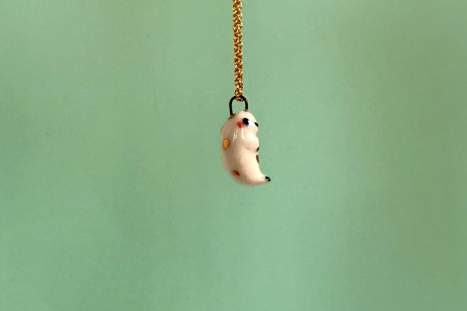 Alternative view of Porcelain Pendant - Baby Seal