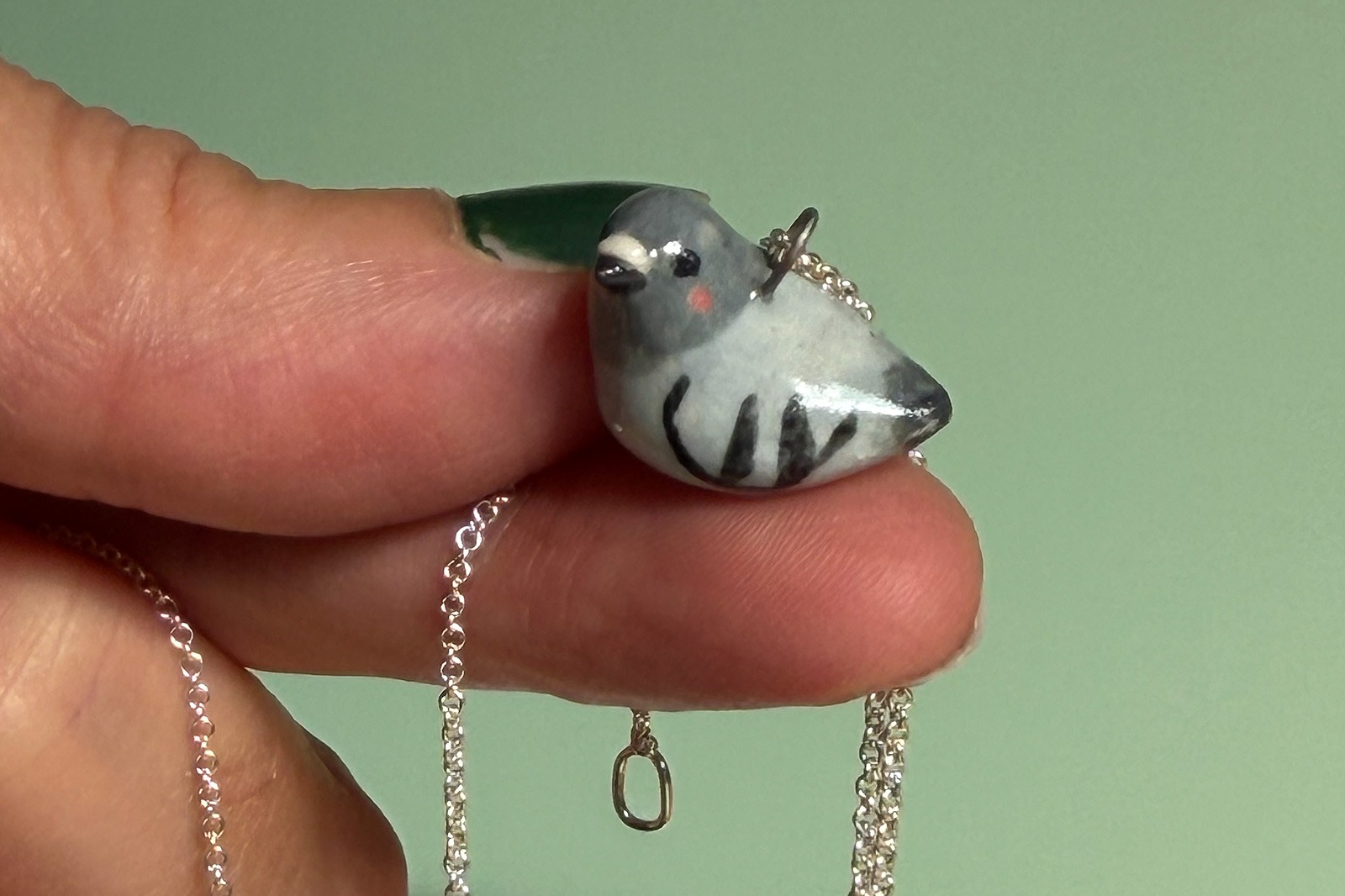 Alternative view of Pendant - Pigeon