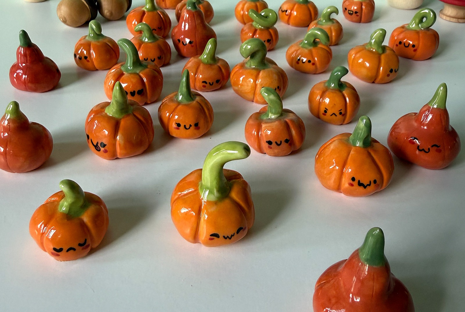 Citrouilles de porcelaine