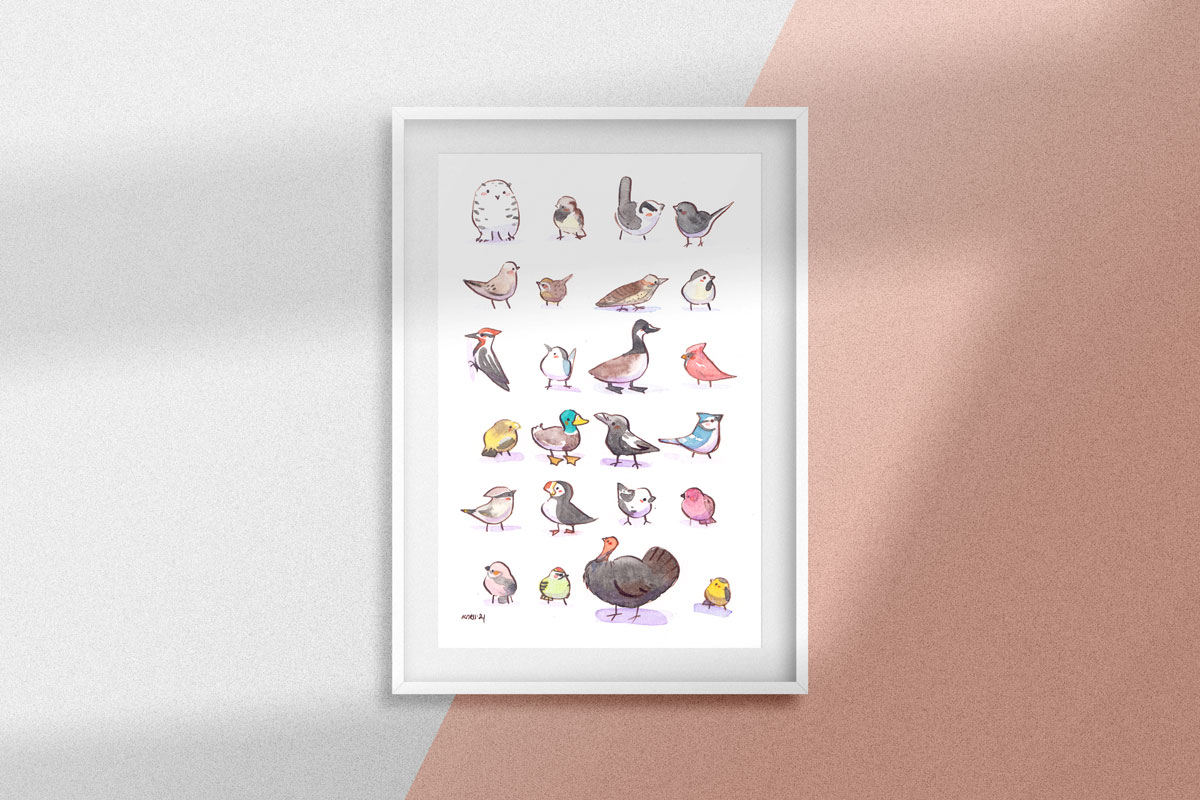 Affiche - Les oiseaux résidents du Québec – Image 5