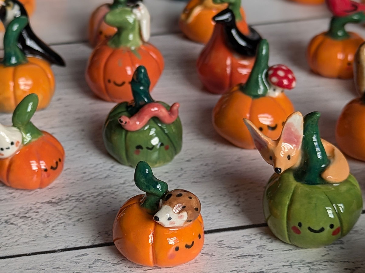 Porcelain Pumpkins + Friend - Image 4
