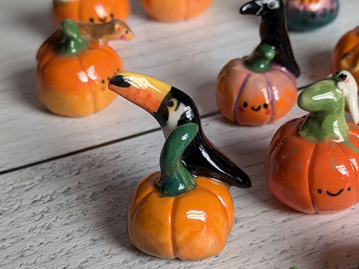 Porcelain Pumpkins + Friend - Image 5