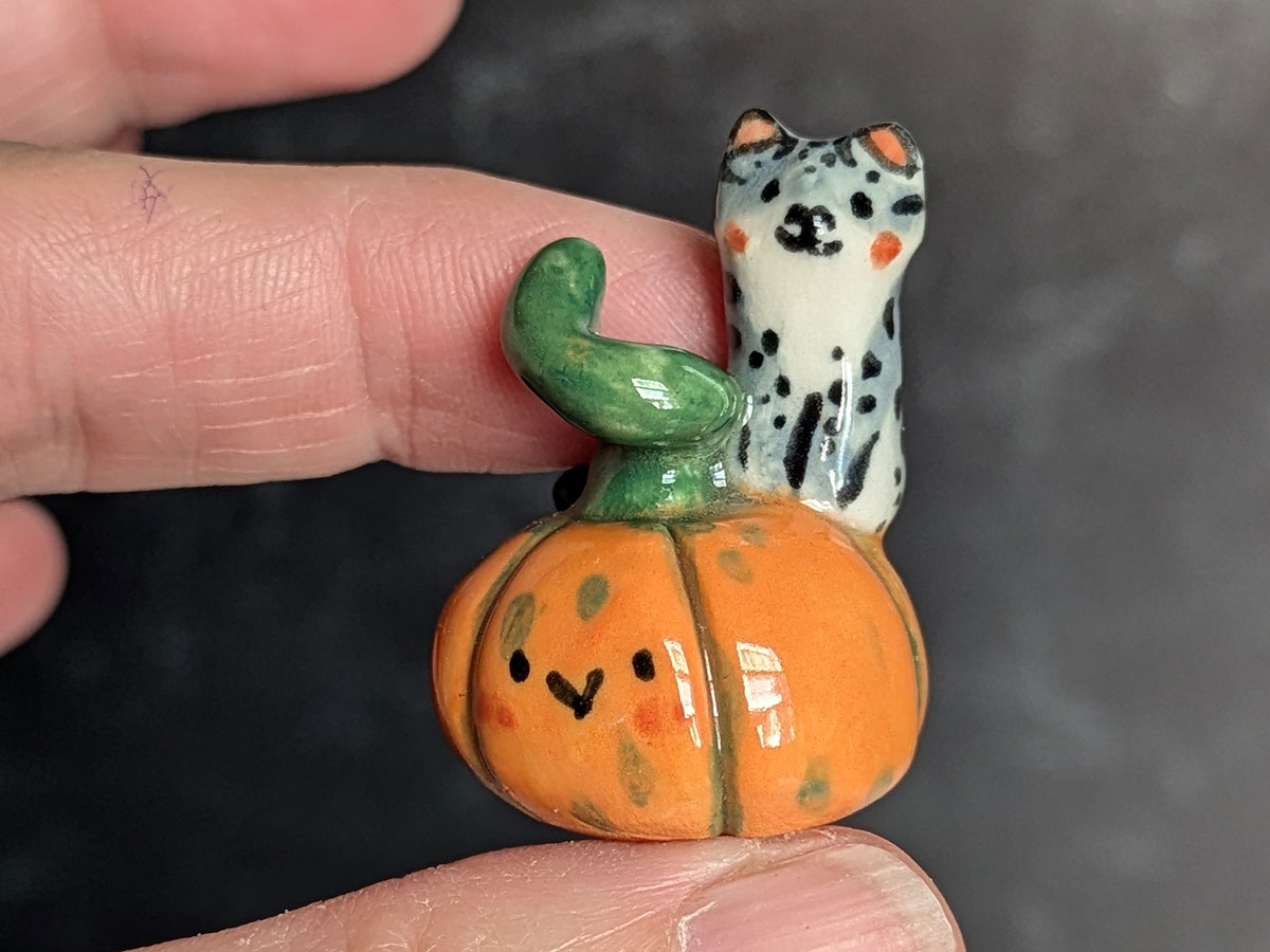 Porcelain Pumpkins + Friend - Image 9