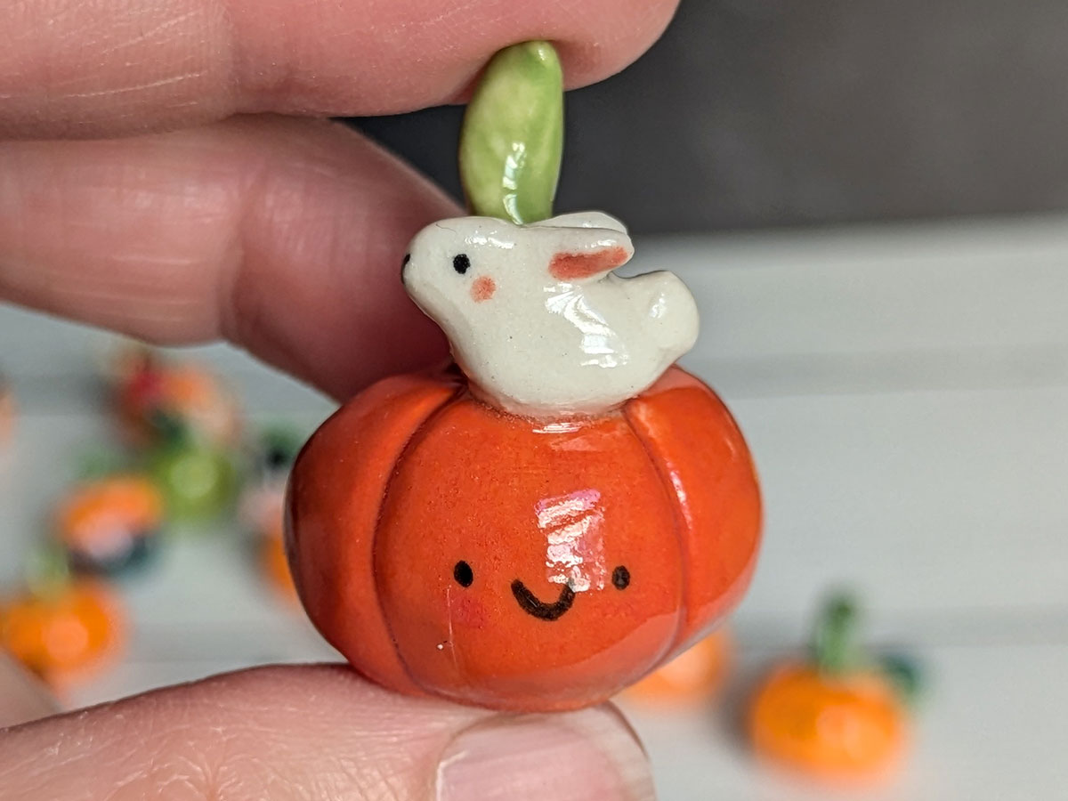 Porcelain Pumpkins + Friend - Image 11