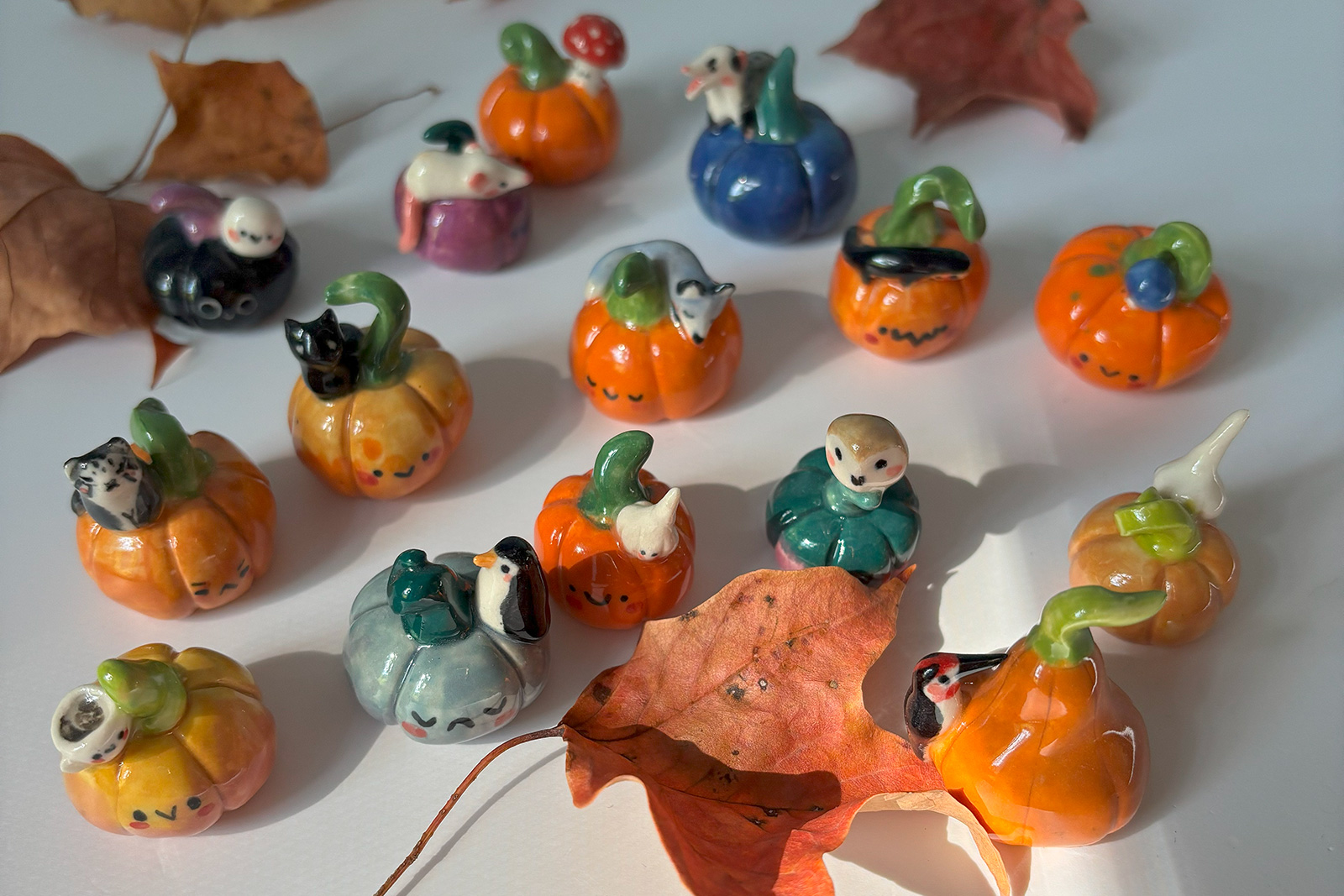 Porcelain Pumpkins + Friend - Image 3