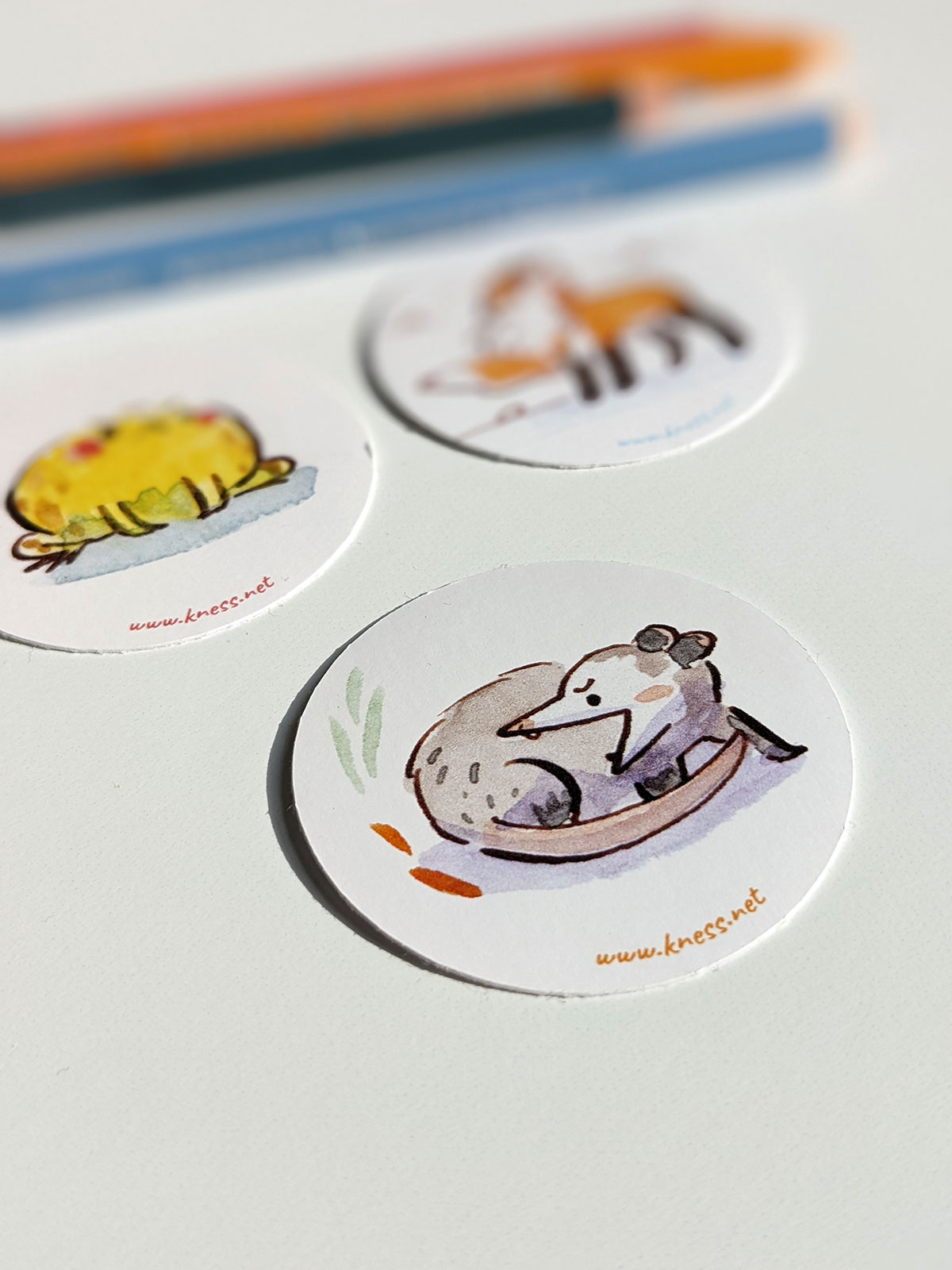 grumpy trio stickers