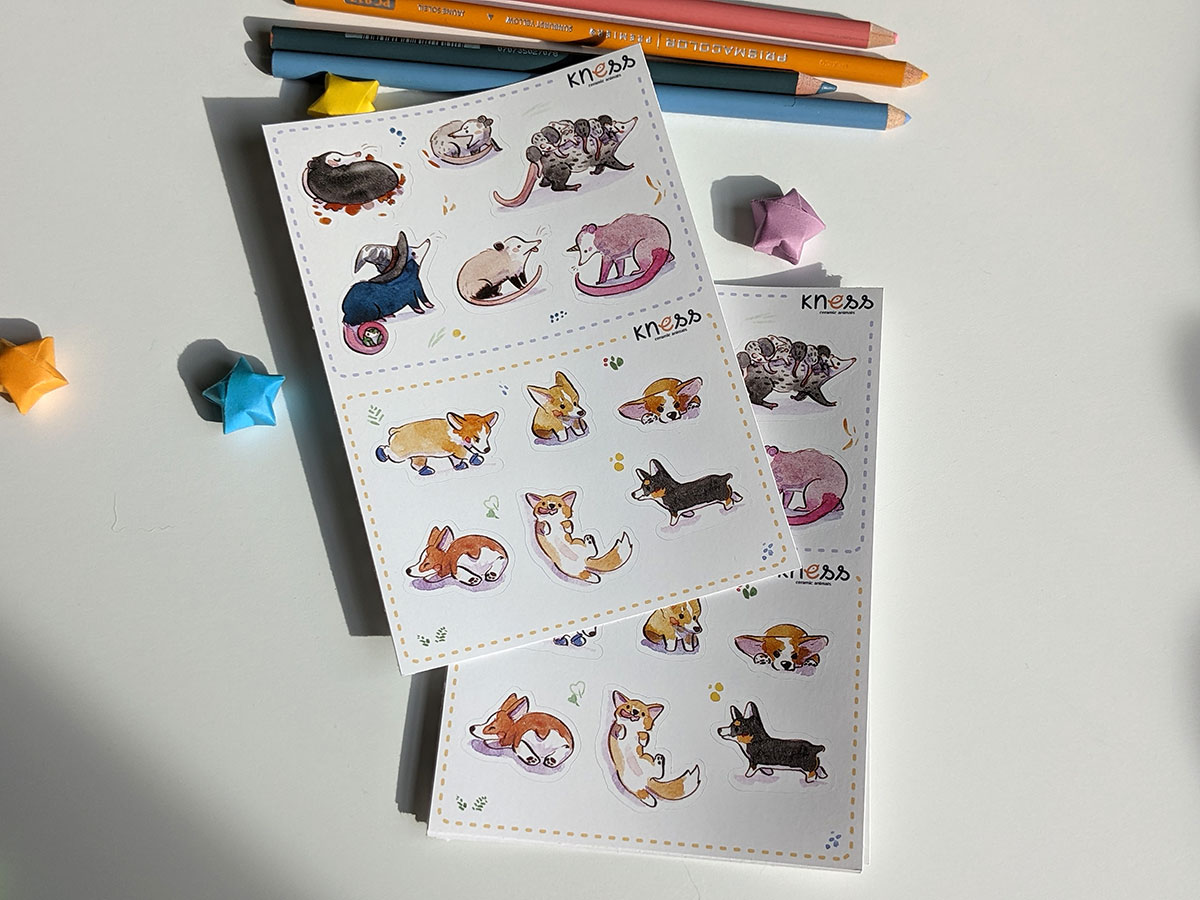 Eco friendly Stickers Sheets
