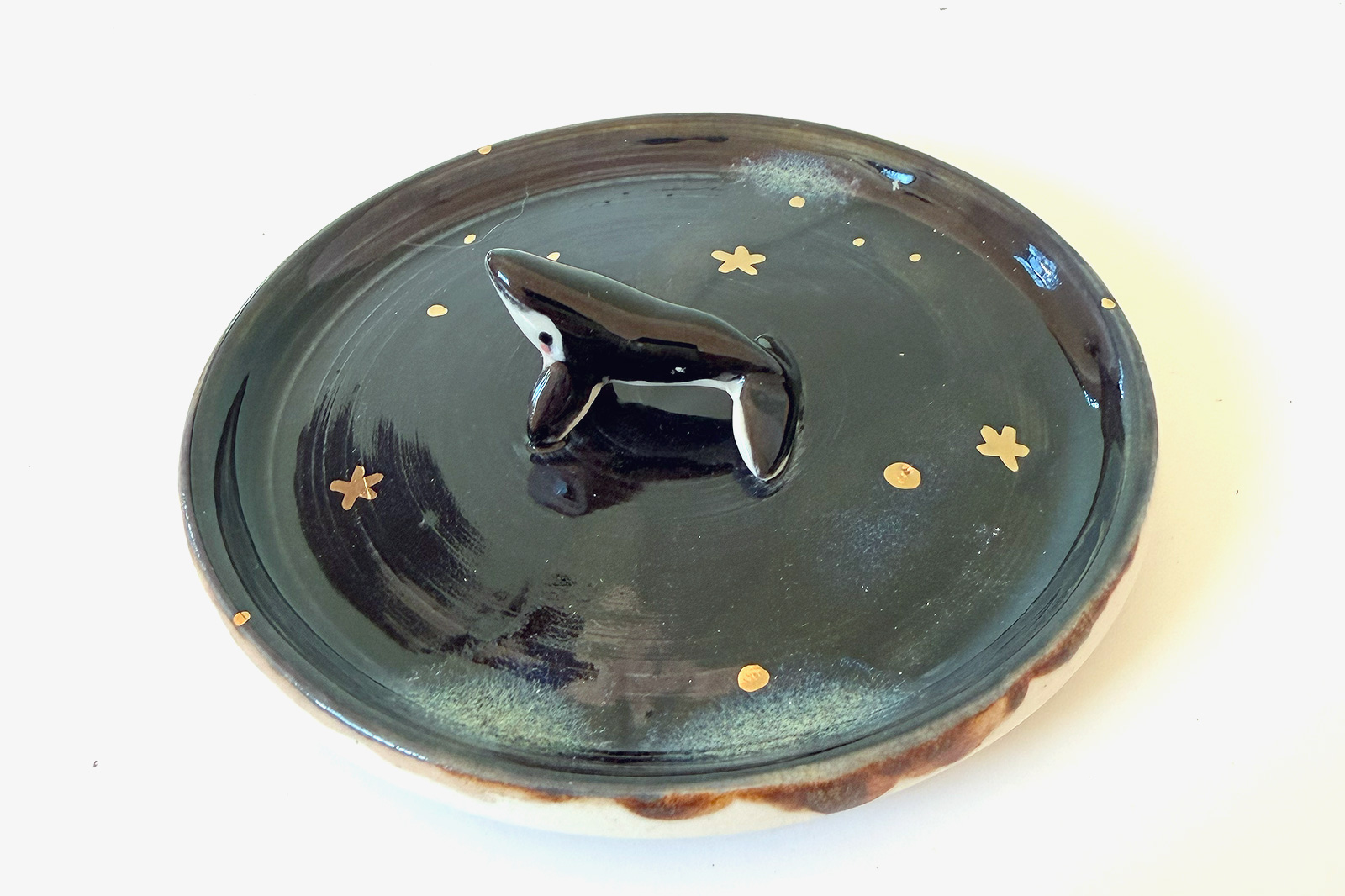 Porcelain Jewelry Tray : Whale