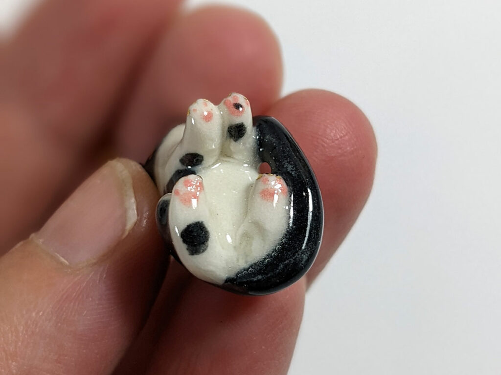 cute custom pet portrait necklace detail : the beans