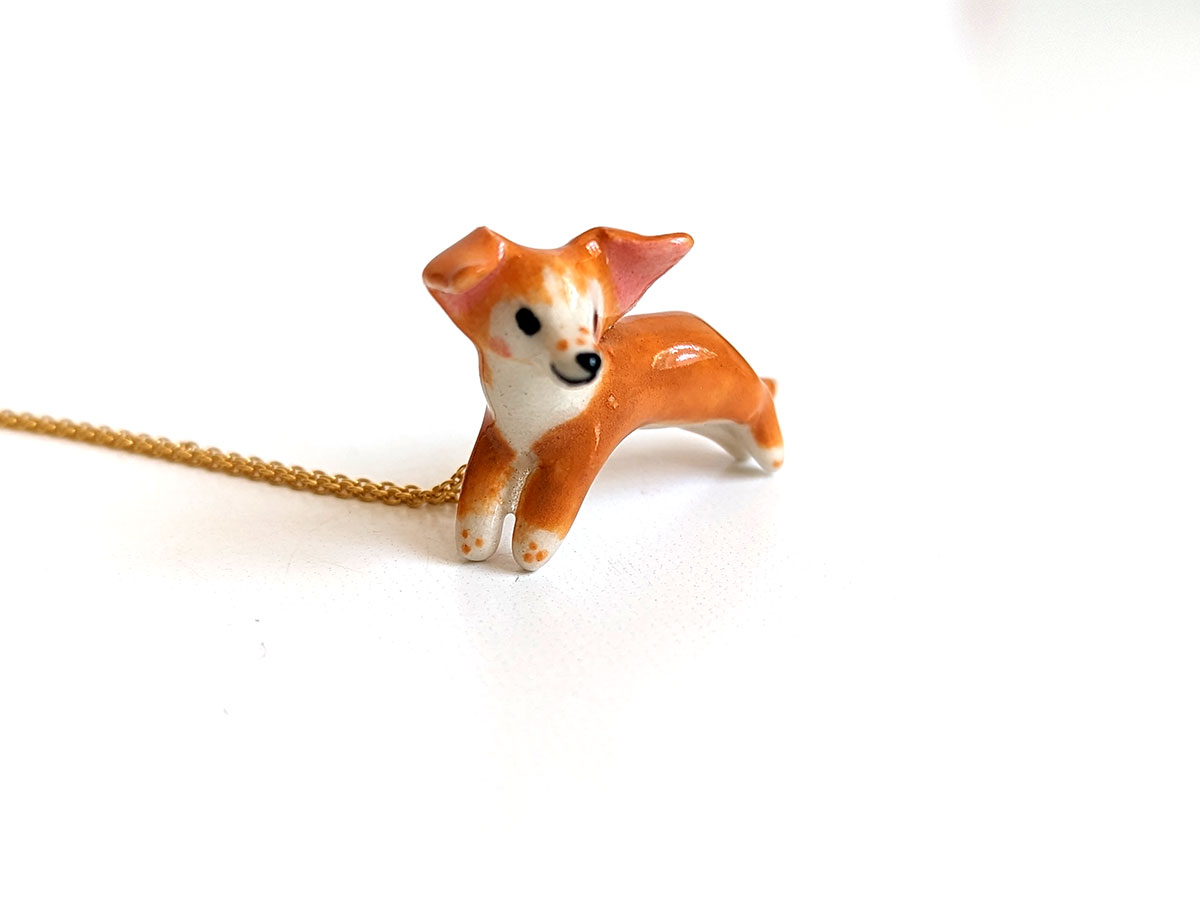 Alternative view of Custom Porcelain Pendant - Preorder