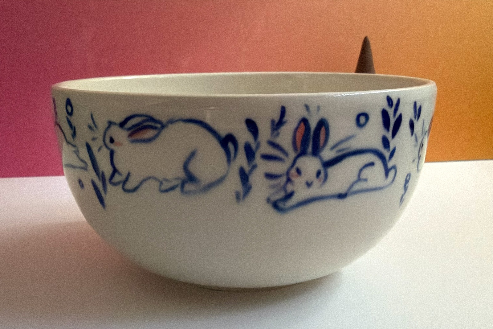 Bowl - Blue Bunnies - Image 5