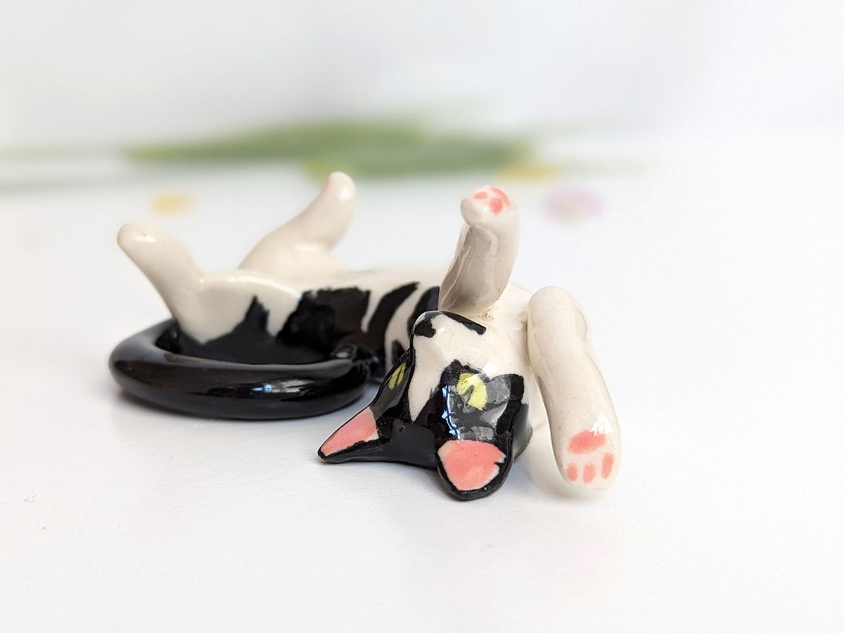 Alternative view of Custom Cat Figurine - Pre order