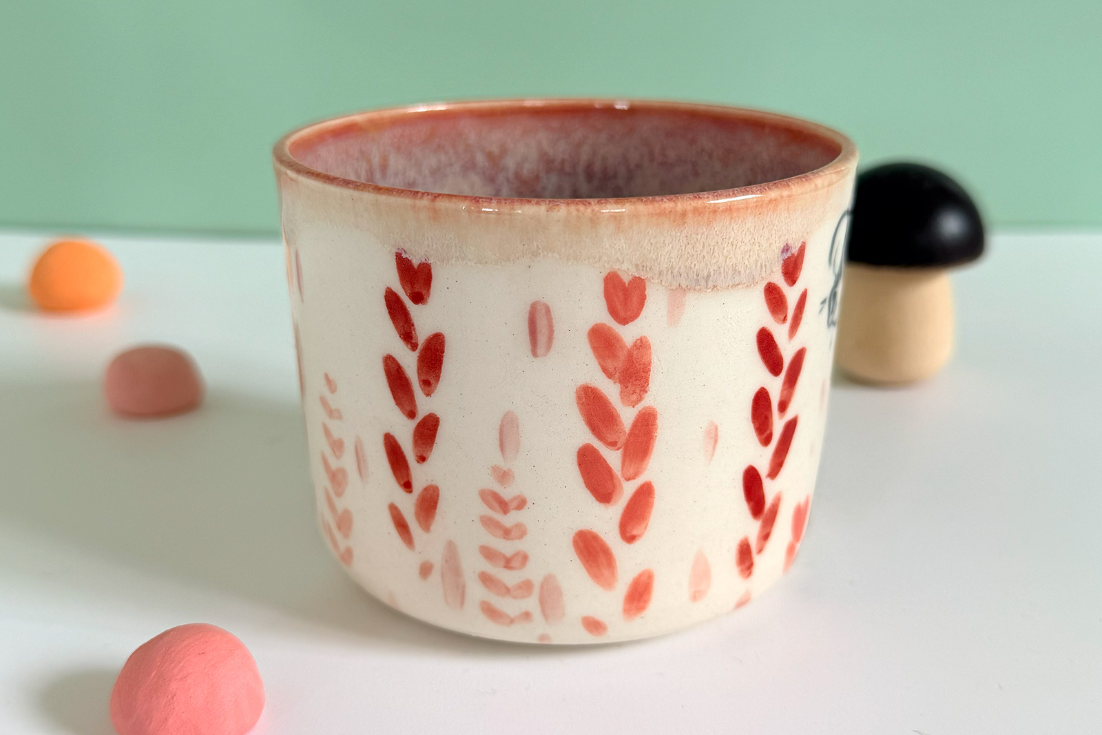 Alternative view of Cup - Pony Pink