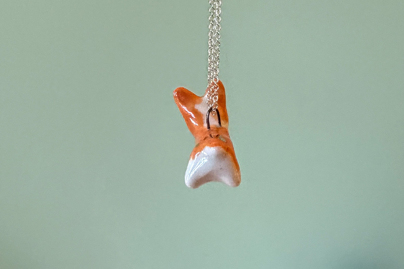 Pendentif - Corgi Porcelaine et Or – Image 5