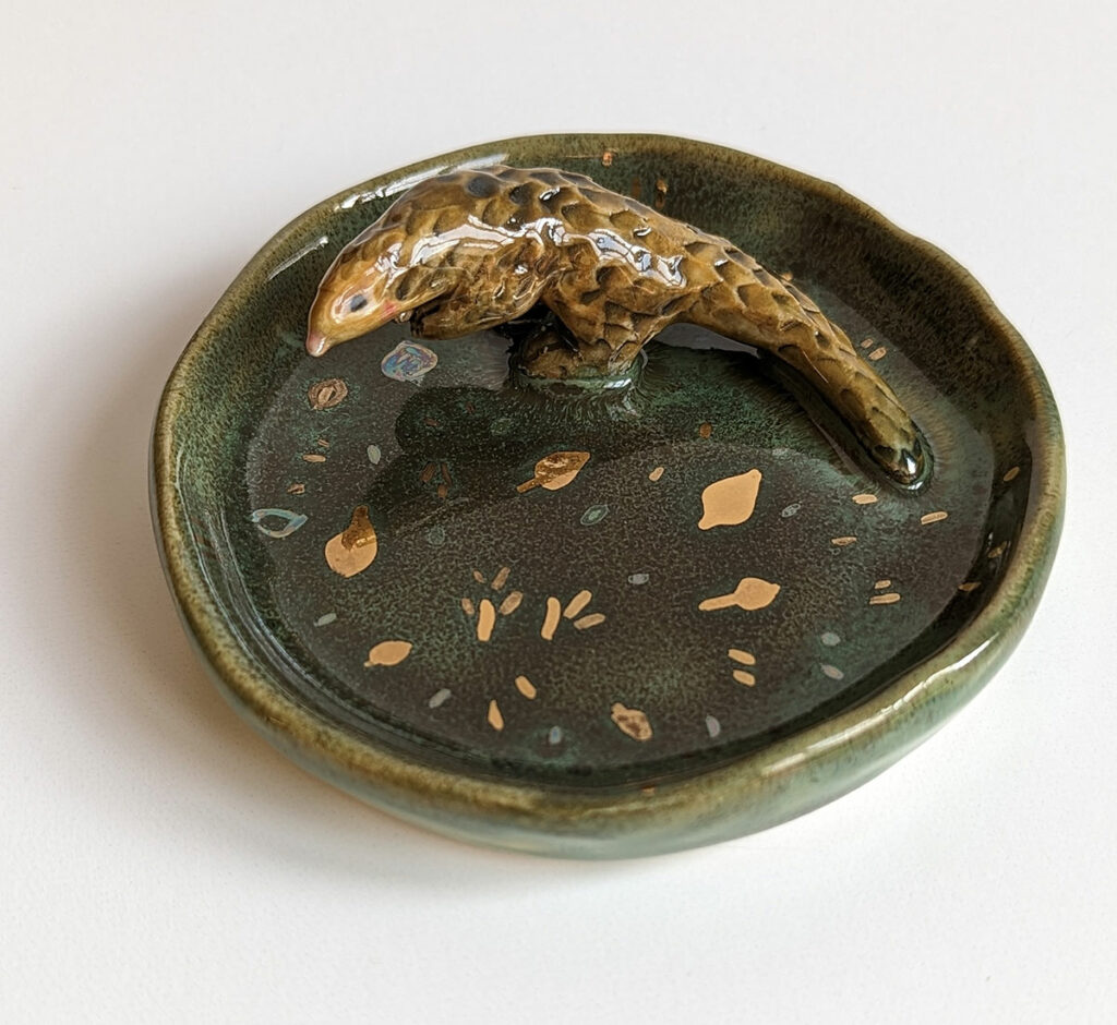 pangolin jewelry tray