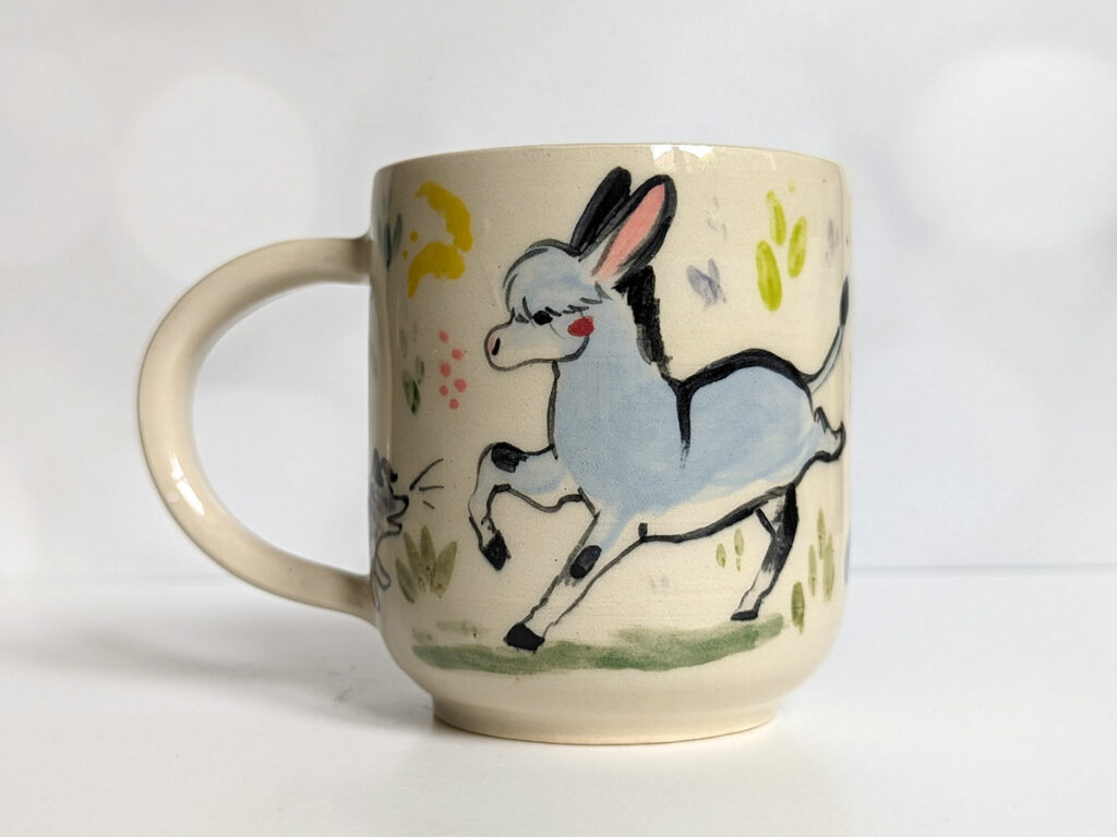 farm animals mug