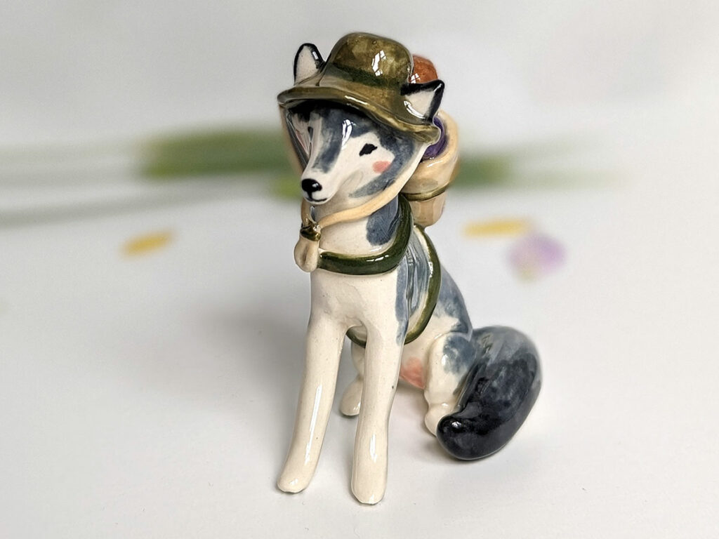 wolf figurine