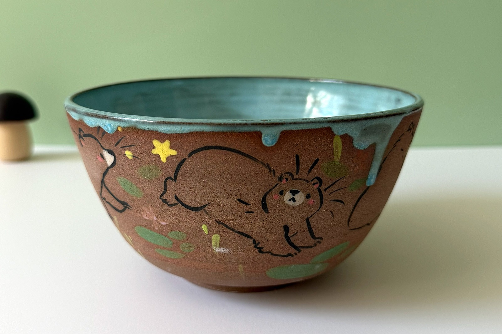 Bowl - Stoneware - Bears