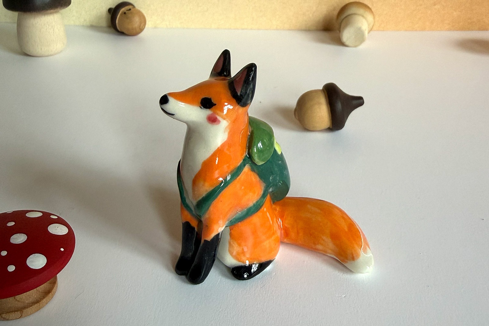 Figurine - Hiking Red Fox