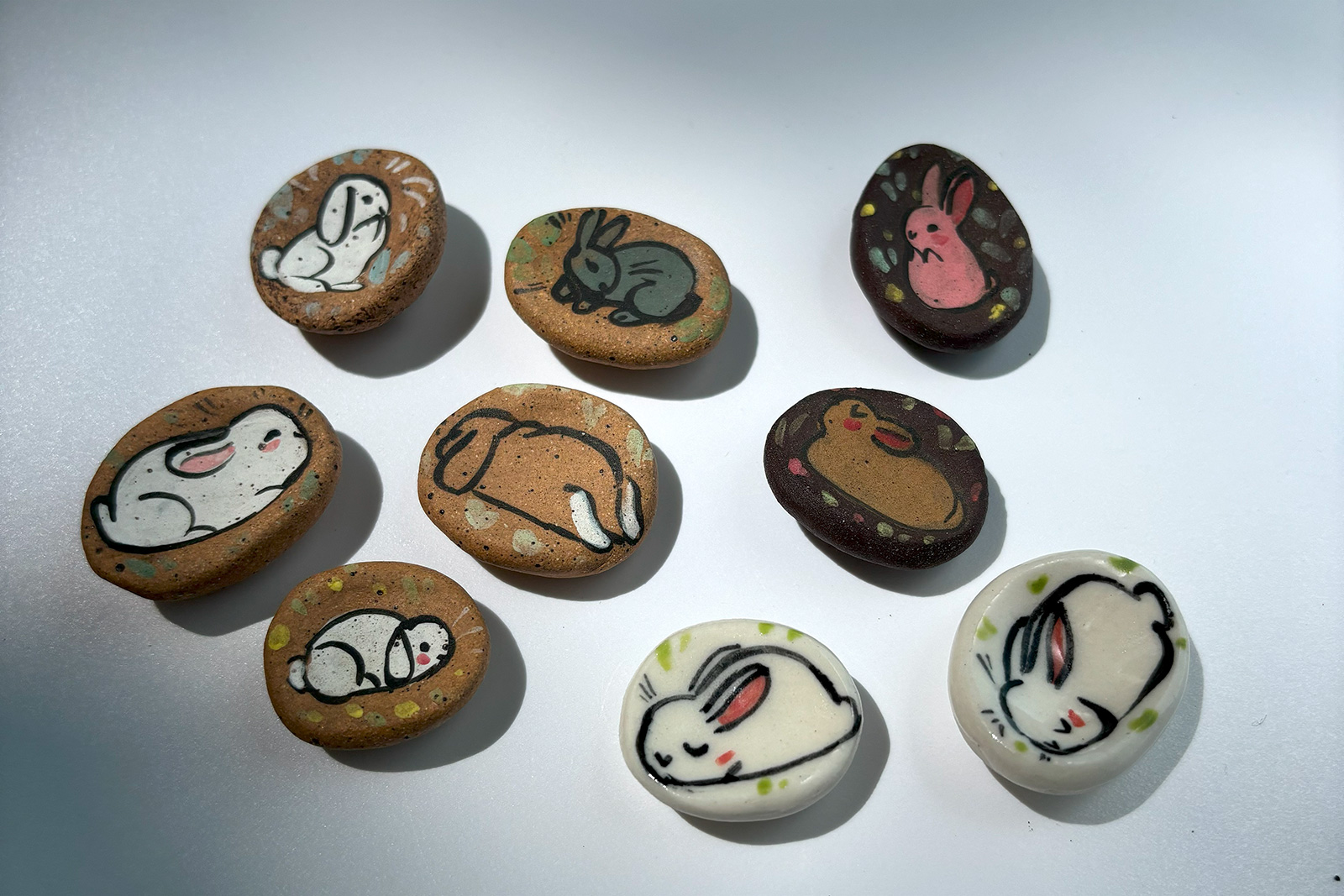 Alternative view of Ceramic Worry Stones