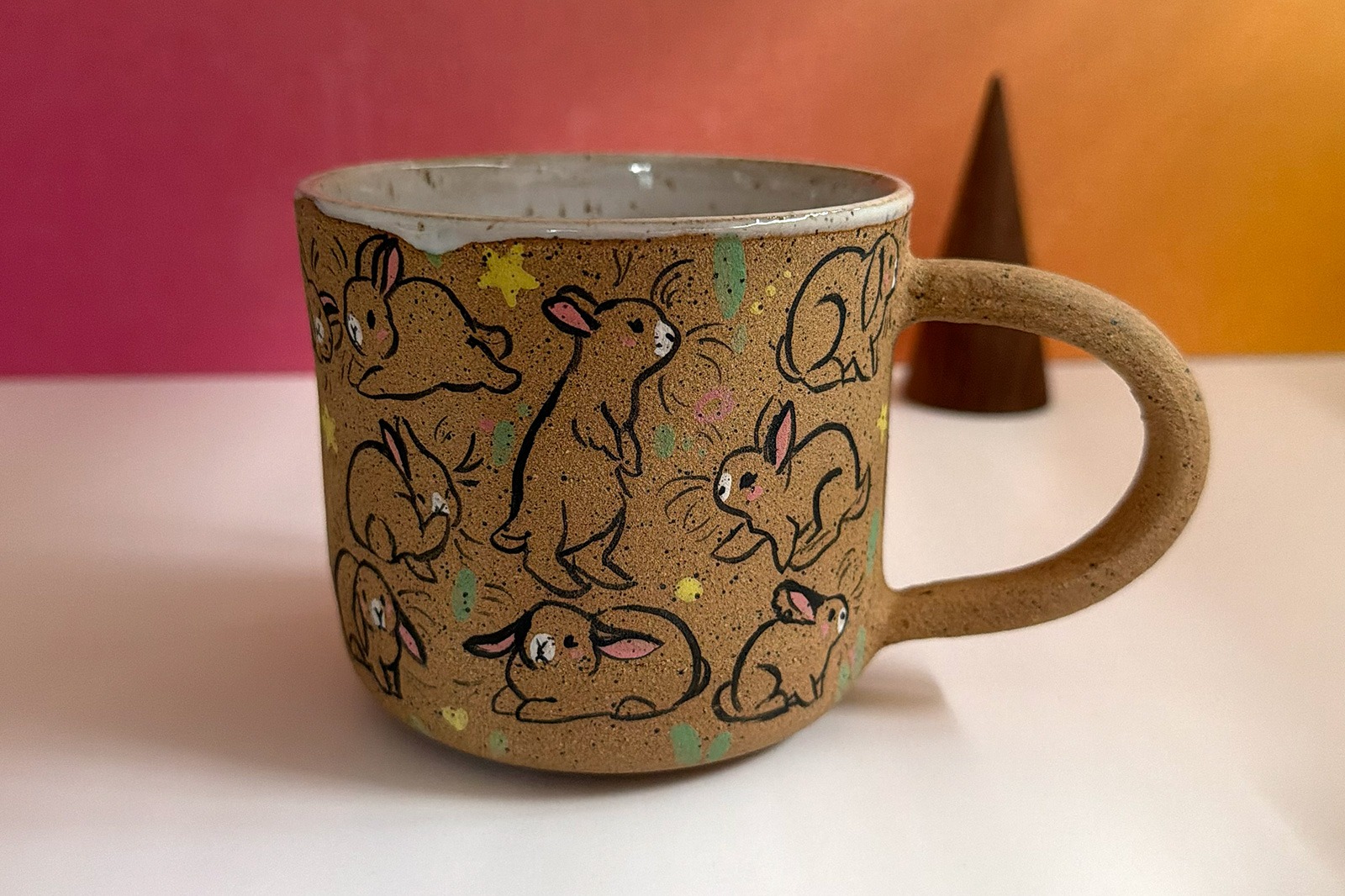 Mug - Speckled - Bunnies - Image 6