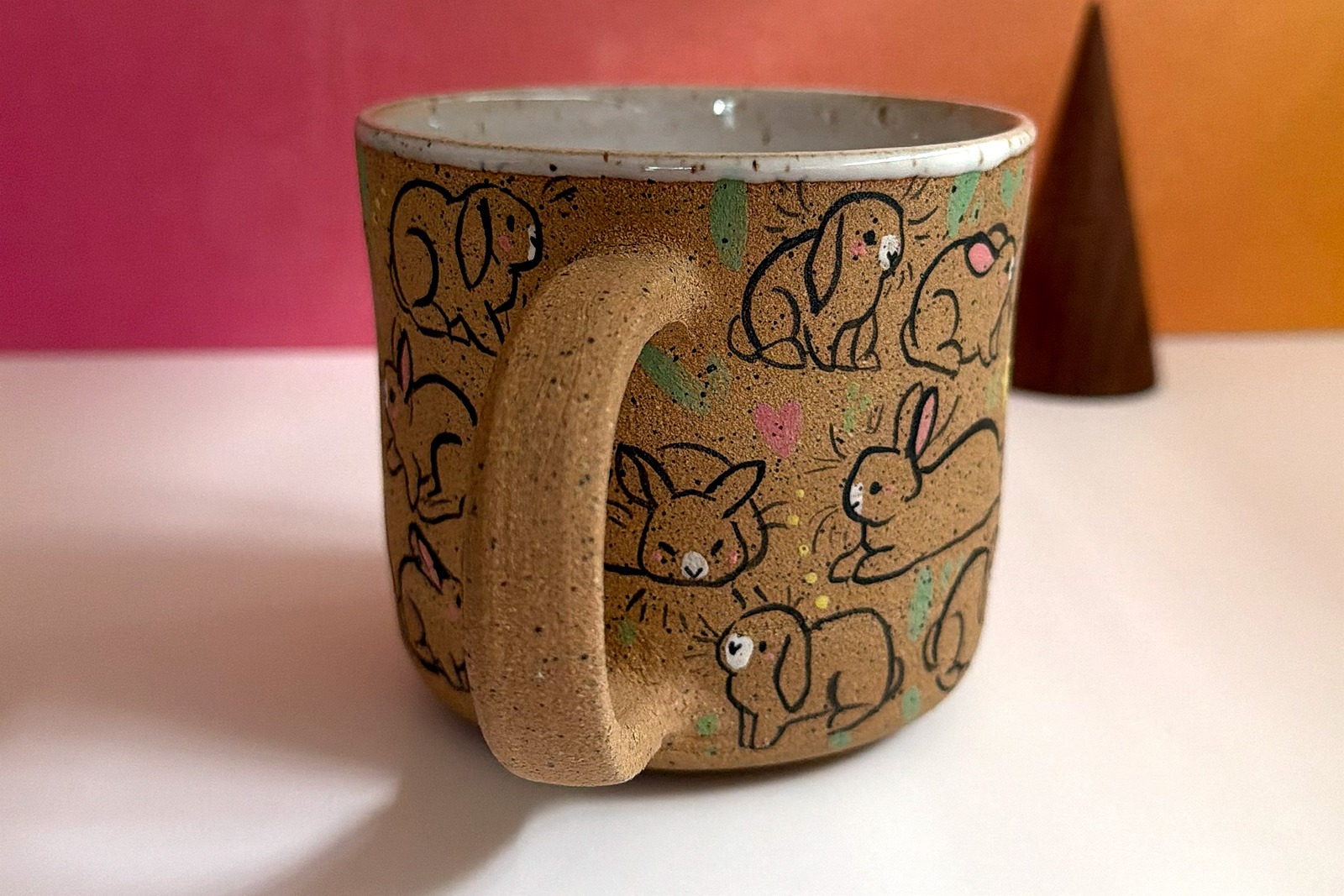 Mug - Speckled - Bunnies - Image 5