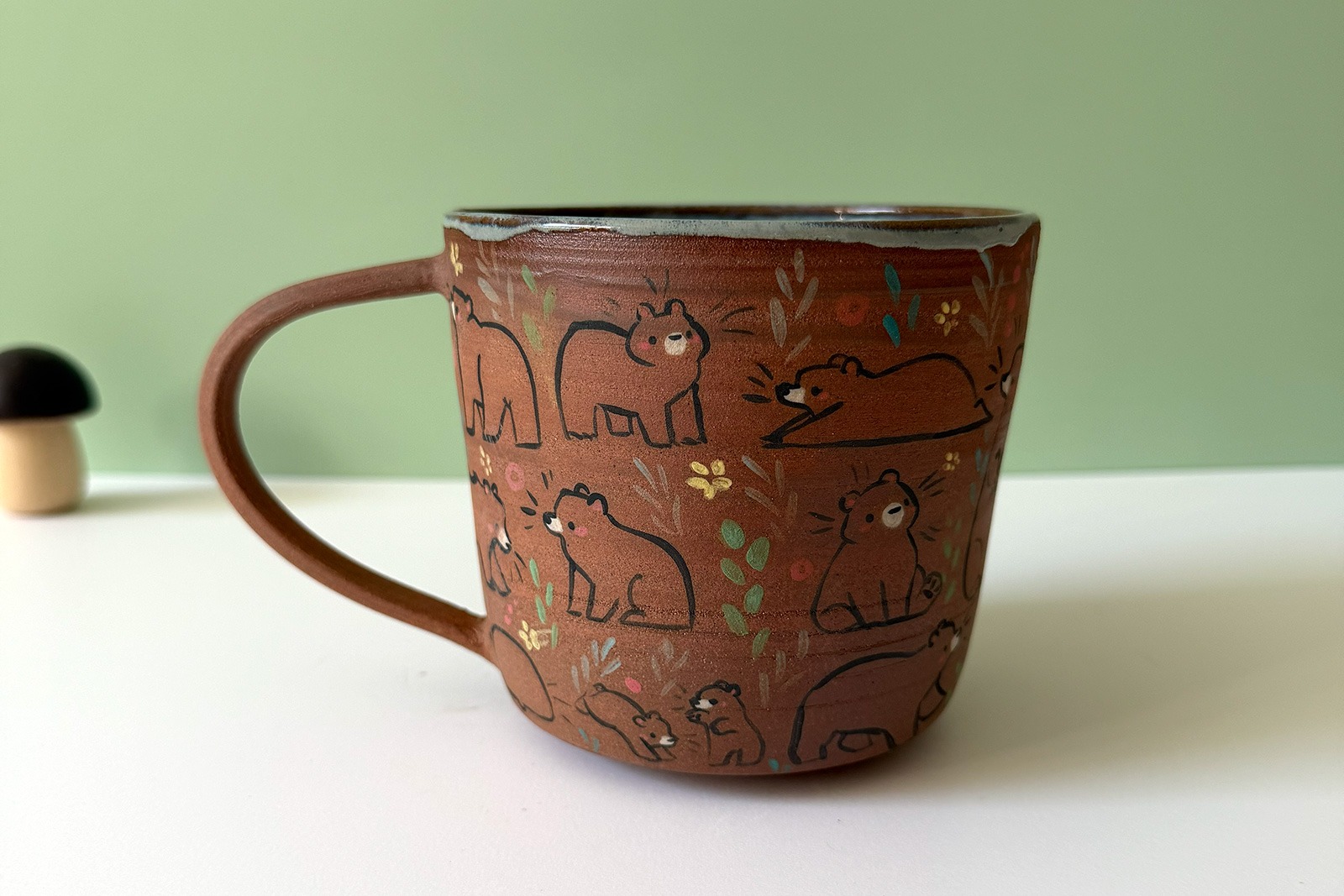 Mug - Red - Too Many Bears