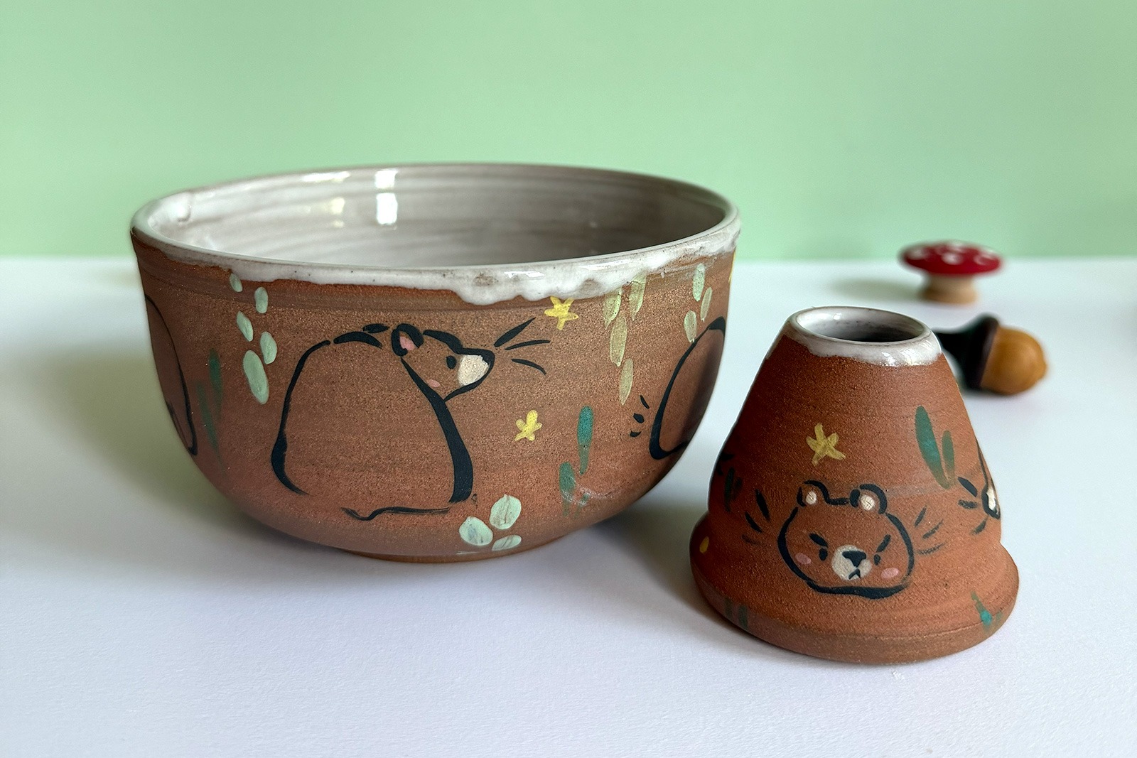 Alternative view of Set Matcha - Bears