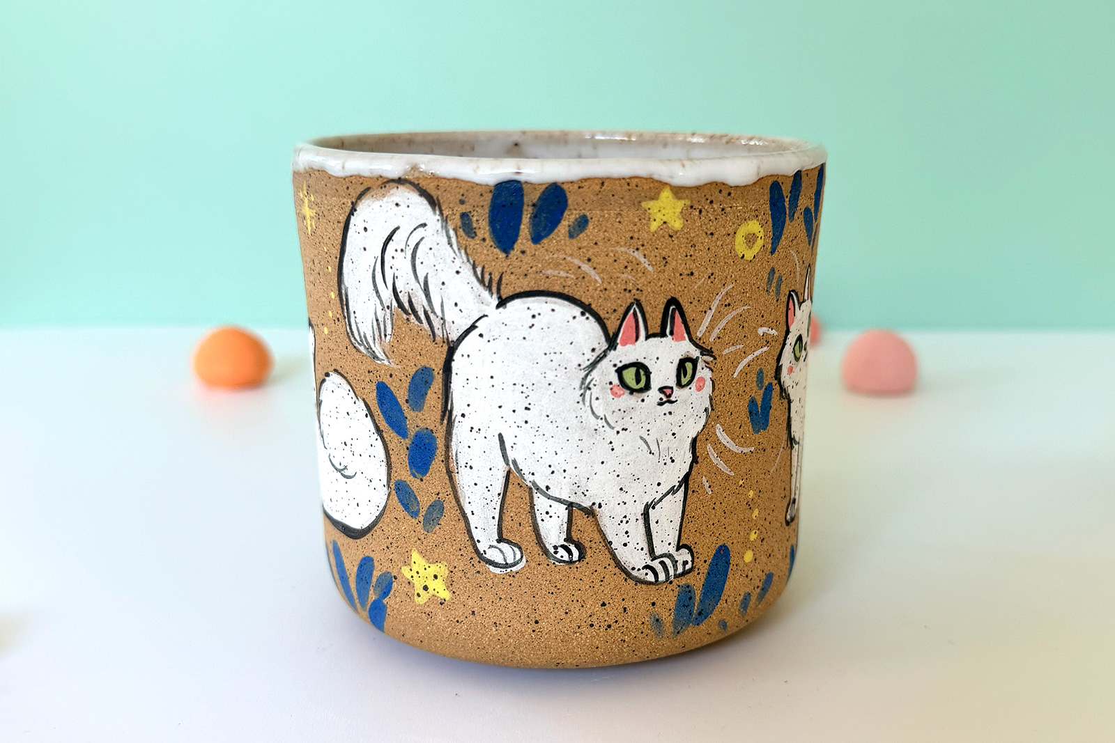 Cup - White Cats