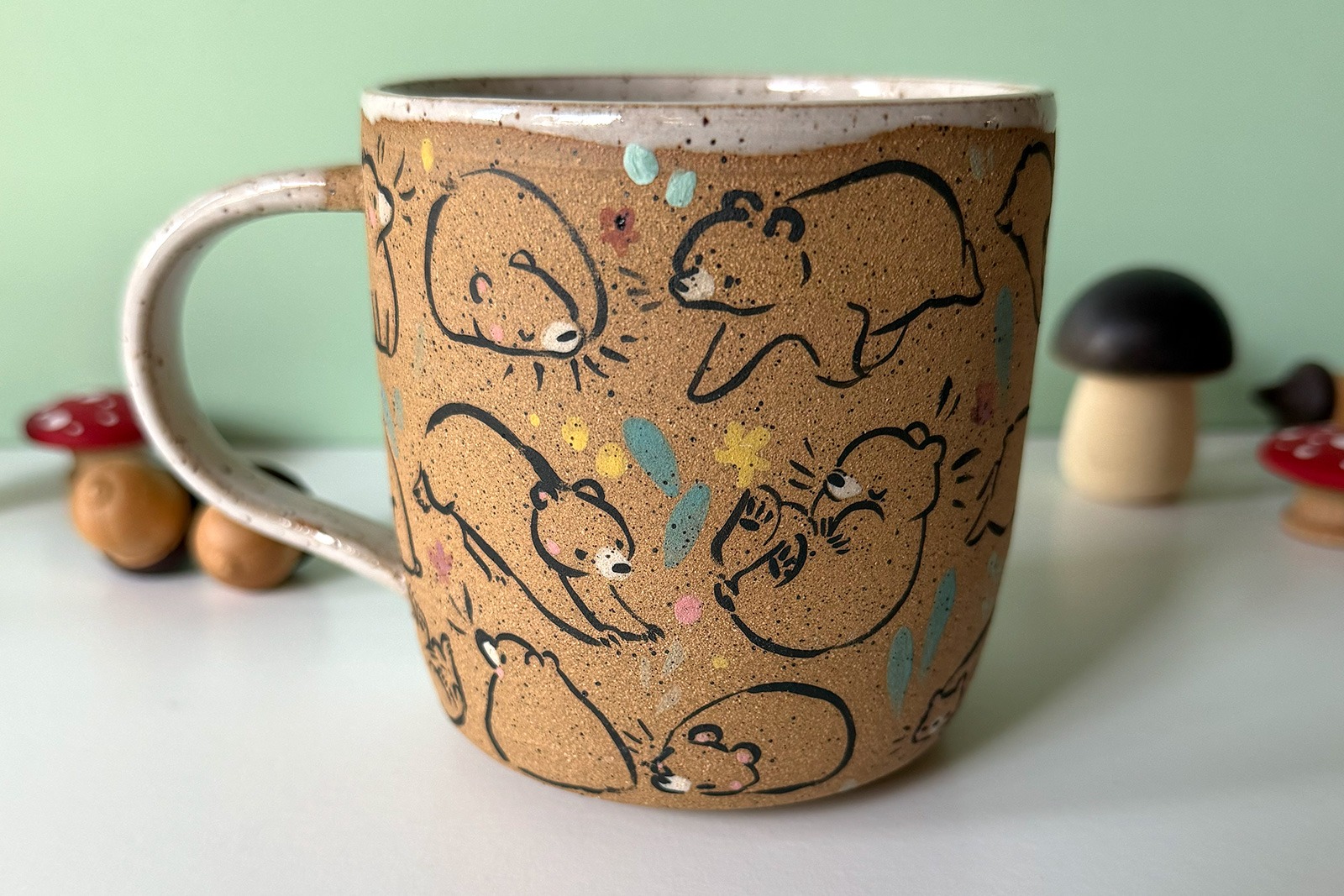 Cup - Speckled - Too Many Bears