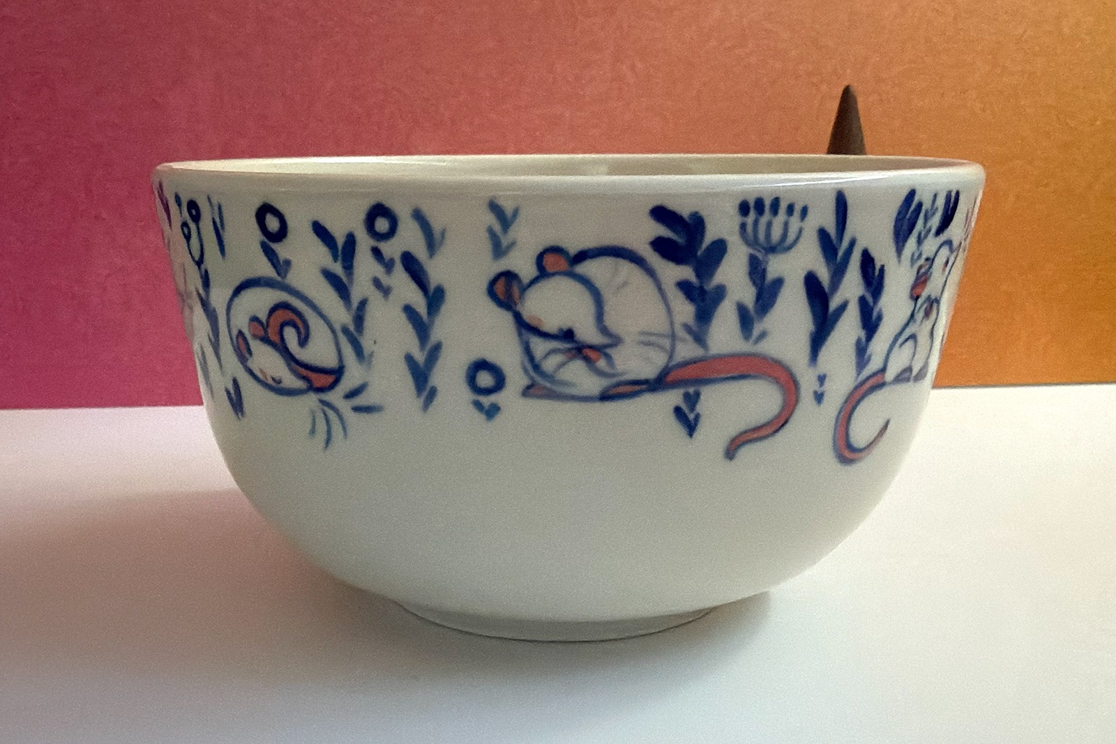 Bowl - Blue Rats