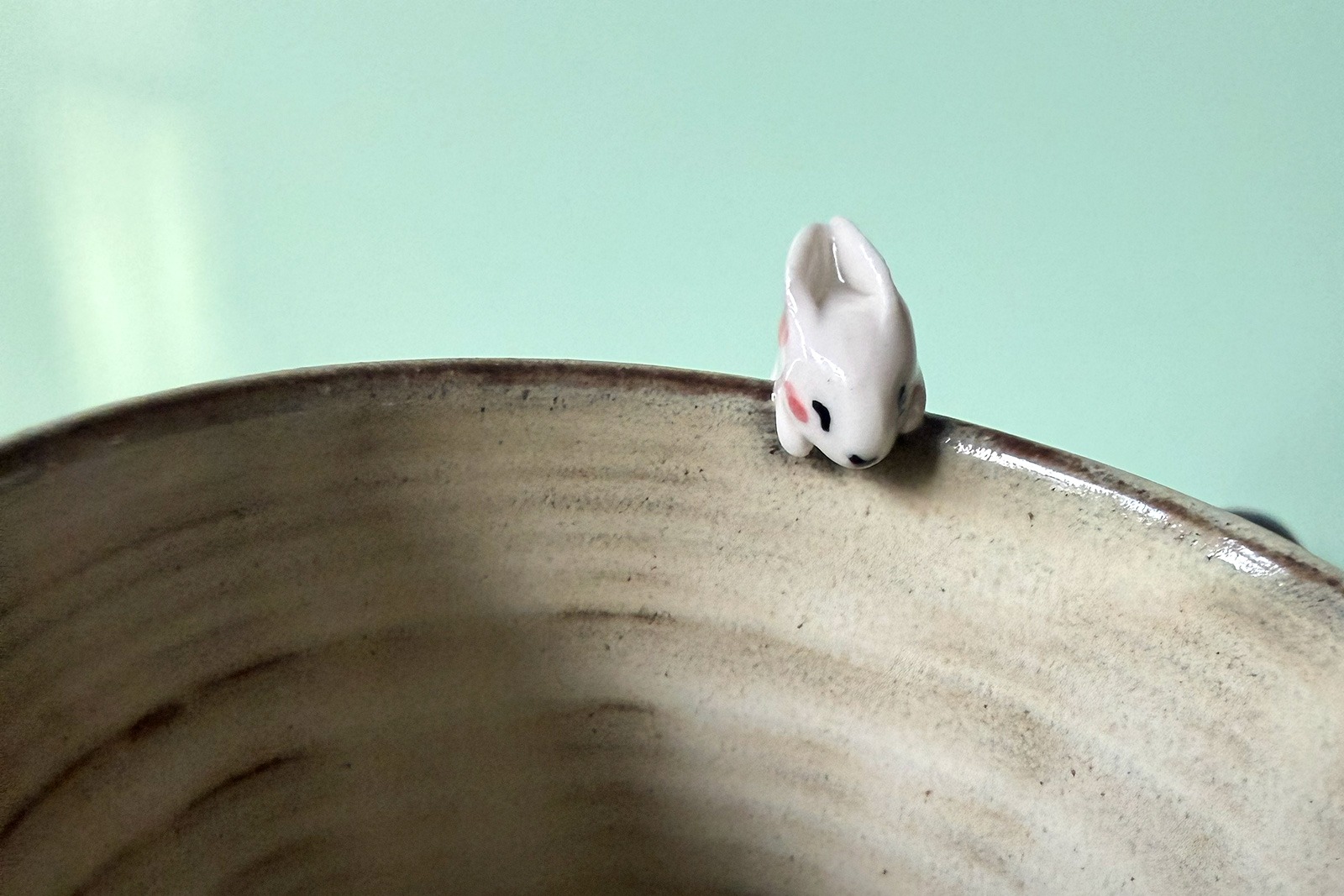Small Cup - Sculpted - Strawberry Bunnies - Image 9