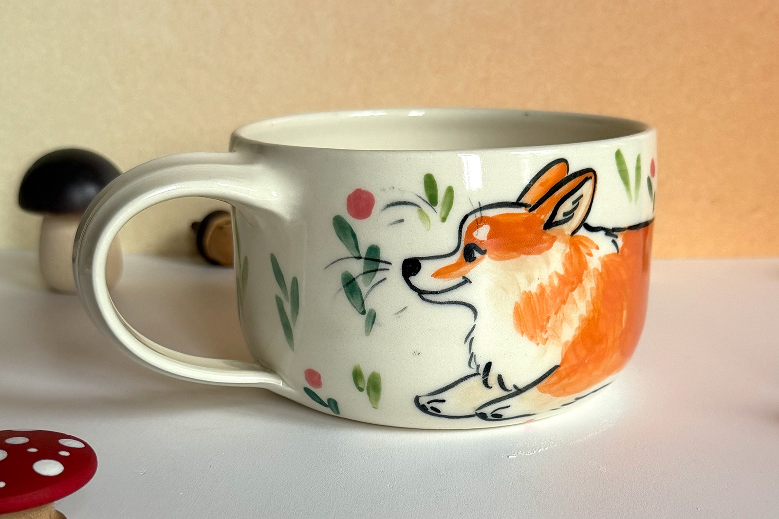 Latte Mug - Pembroke Corgi