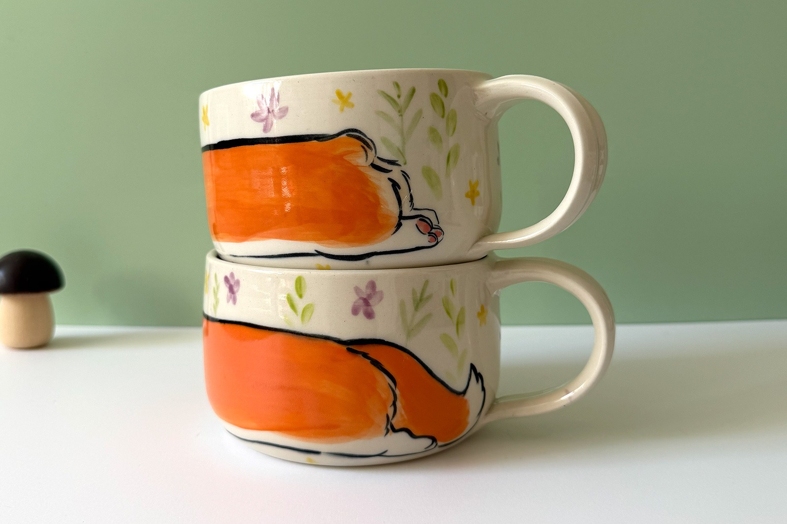 Custom Ceramic Latte Mug - Corgi - Preorder - Image 9