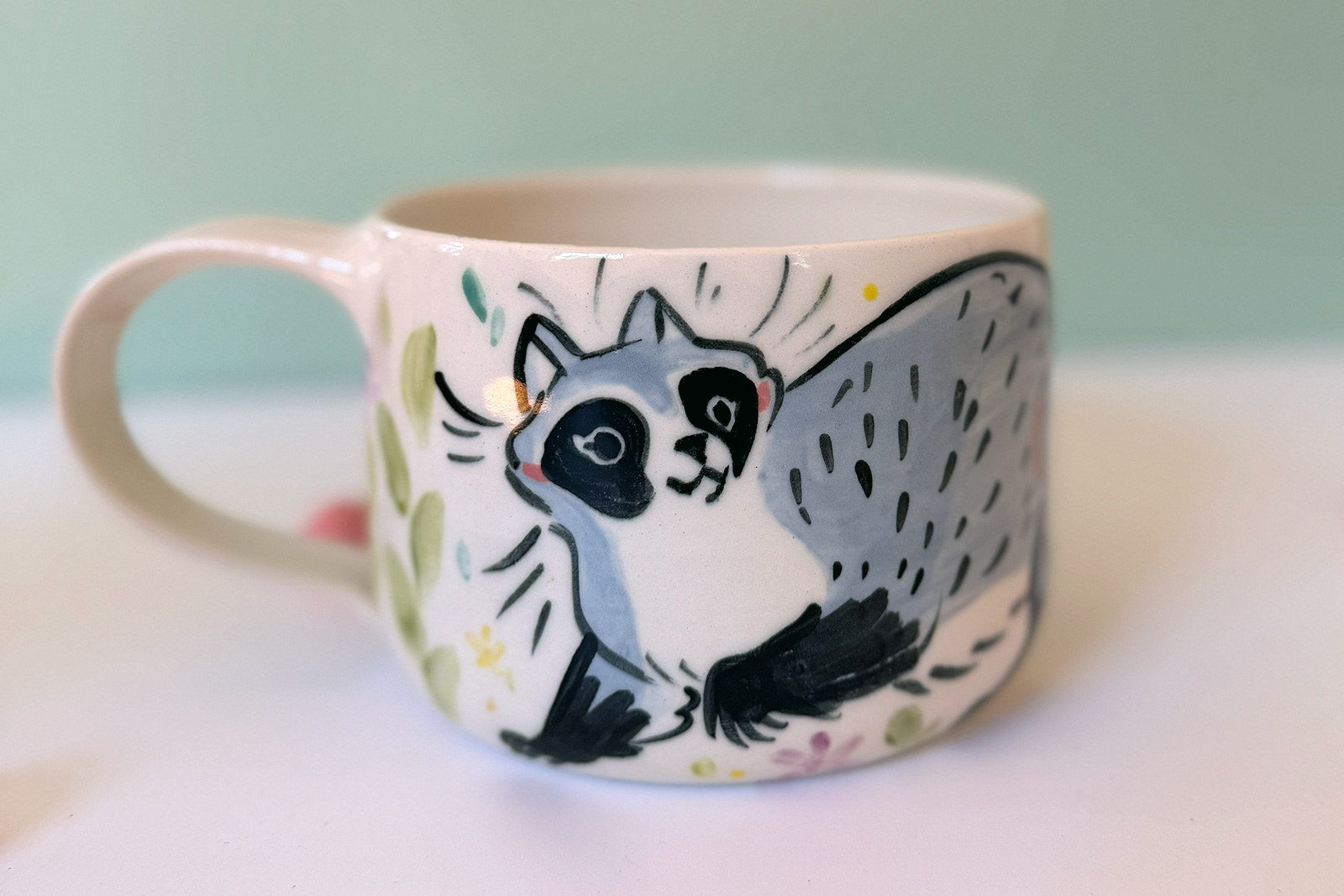 Latte Mug - Raccoon