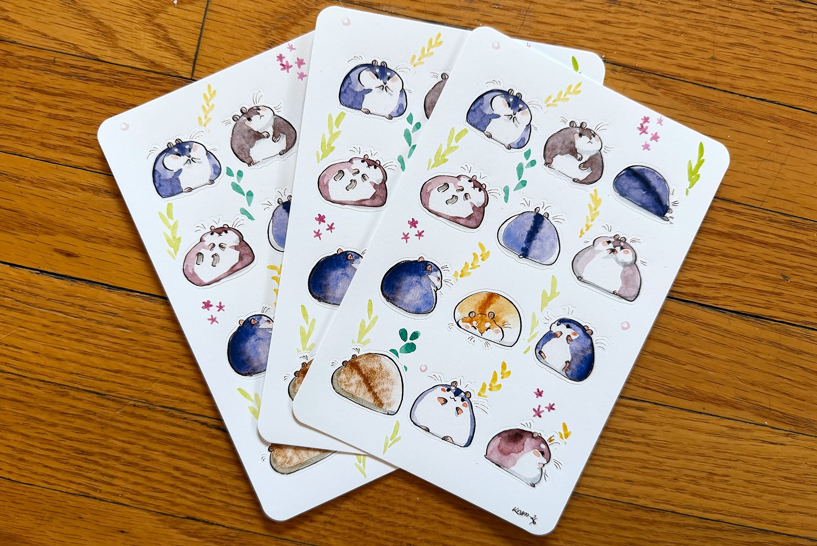 Vinyl Stickers Sheet