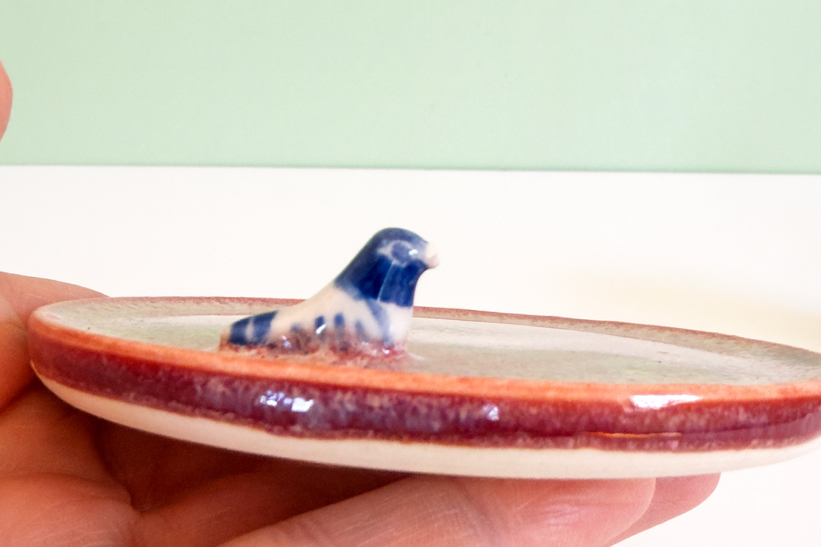 Alternative view of Jewelry Dish - Pigeon