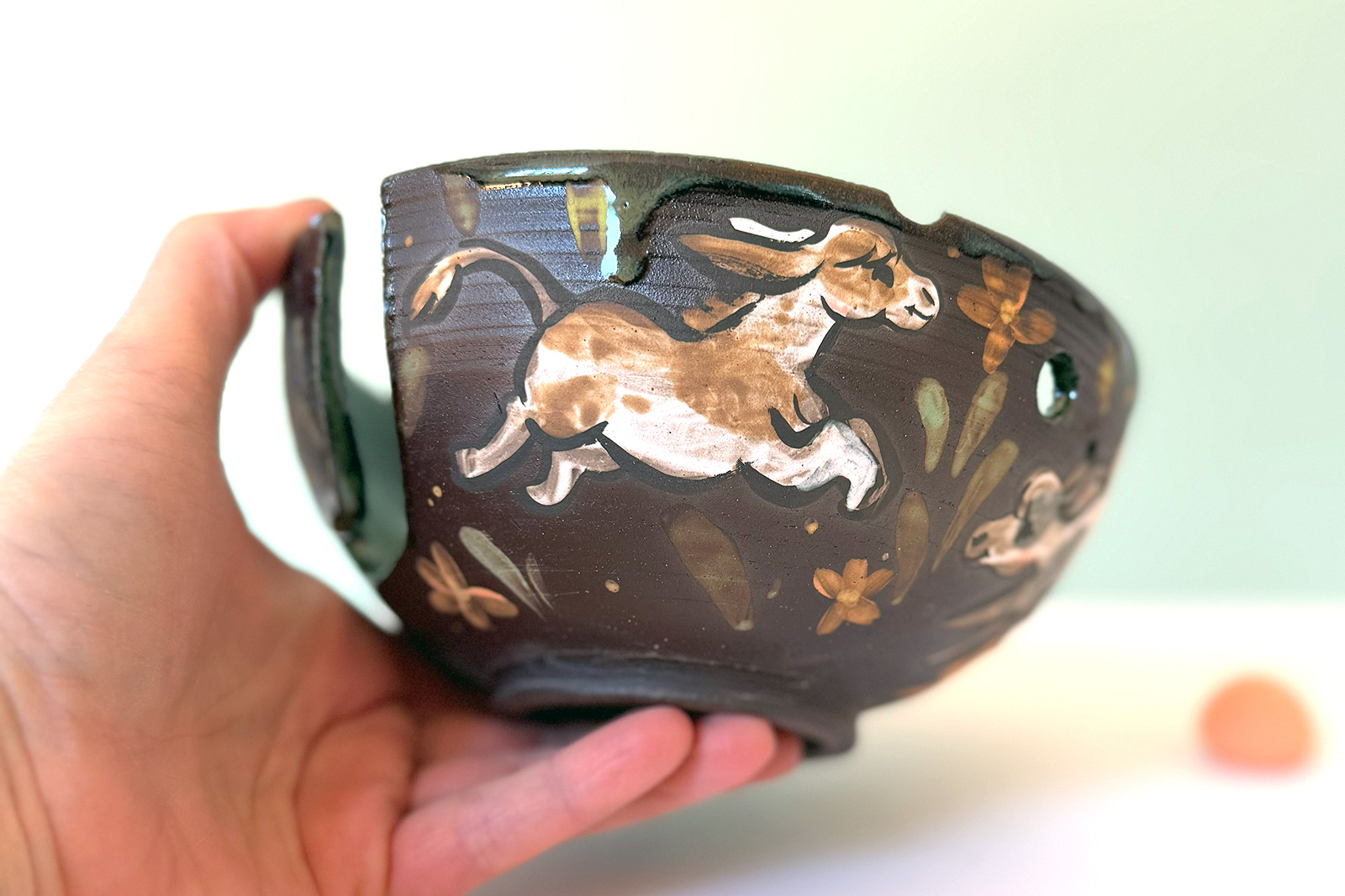 Yarn Bowl - Donkeys