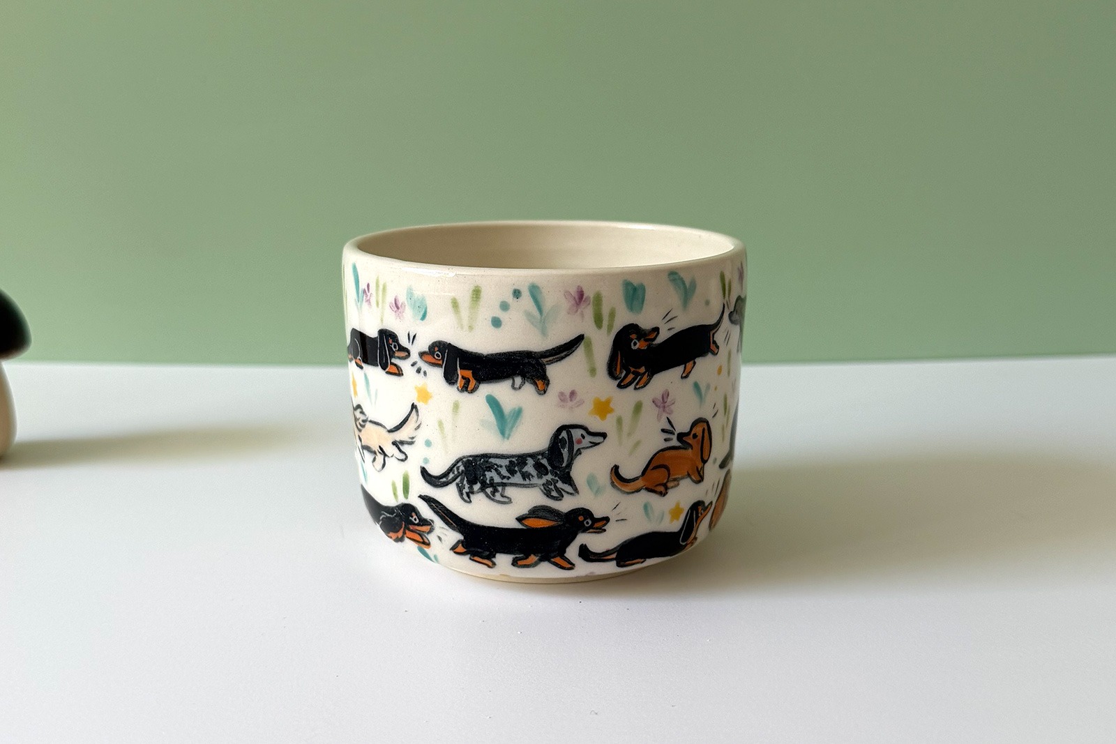 Alternative view of Cup - Many Dachshund